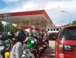 Pastikan Stok Aman dan Kondusif, Polres Gunung Mas Intensifkan Patroli di SPBU Kuala Kurun