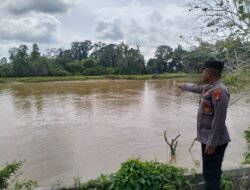 Antisipasi Dampak Cuaca Ekstrem, Polsek Tewah Intensifkan Monitoring DAS Kahayan