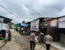 Kawal Objek Vital, Polsek Kahut Pastikan Keamanan Perbankan dan Pasar Tumbang Miri Tetap Kondusif
