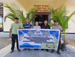 Polsek Hanau Terima Bibit Kelapa Hibrida untuk Mendukung Ketahanan Pangan Nasional