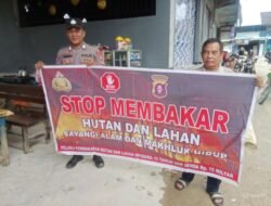Langkah Preemtif Polsek Kurun, Ingatkan Sanksi Hukum Bakar Hutan dan Lahan