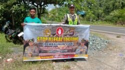 SOSIALISASI PENEBANGAN HUTAN SECARA LIAR (ILEGAL LOGING) OLEH PERSONIL POLSEK PULAU PETAK
