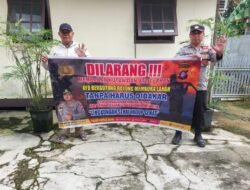 Cegah Kebakaran Hutan dan Lahan, Polsek Kapuas Barat Gencarkan Edukasi dan Imbauan ke Masyarakat