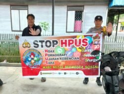 Wujudkan Ruang Digital Sehat, Polsek Kapuas Barat Gencarkan Imbauan Anti-Hoaks dan SARA