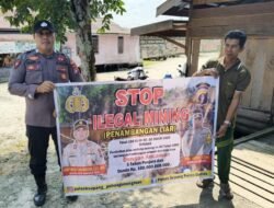 Ancaman 10 Tahun Penjara, Polsek Sepang Ingatkan Warga Jauhi Praktik Illegal Mining
