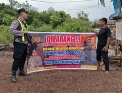 Antisipasi Karhutla, Polsek Kapuas Barat Gencarkan Patroli dan Imbauan Buka Lahan Tanpa Bakar di Mandomai