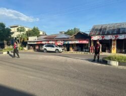 Jamin Kelancaran Transportasi Darat, Sat Samapta Polres Sukamara Gencarkan Gatur Pagi di Jalur Protokol