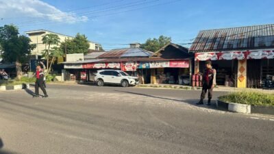 Jamin Kelancaran Transportasi Darat, Sat Samapta Polres Sukamara Gencarkan Gatur Pagi di Jalur Protokol