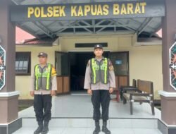 Polsek Kapuas Barat Siaga Jaga Mako, Pastikan Keamanan Markas dan Pelayanan Publik Prima