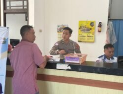 SATLANTAS POLRES SERUYAN BERIKAN PELAYANAN SAMSAT DI KANTOR SAMSAT KUALA PEMBUANG