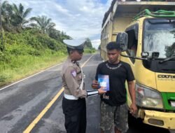 SATLANTAS POLRES SERUYAN LAKSANAKAN PATROLI DIALOGIS KAMSELTIBCARLANTAS DAN SAMBANG MASYARAKAT
