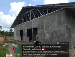 Polsek Hanau Monitoring Progres Pembangunan SPPG 3T di Desa Rungau Raya