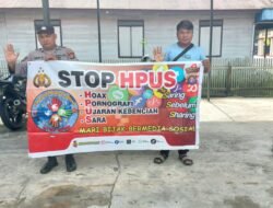 Wujudkan Ruang Digital yang Sehat, Polsek Kapuas Barat Gencarkan Imbauan Anti-Hoaks dan SARA