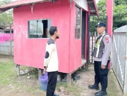 Tingkatkan Kesiapsiagaan Satpam, Polsek Kapuas Barat Laksanakan Binkamsa di Mandomai