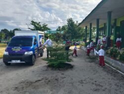 Pengawalan Humanis Sat Samapta Polres Sukamara Guna Kelancaran Distribusi MBG