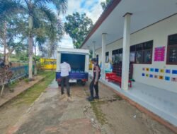 Sat Samapta Polres Sukamara Terapkan Pengawalan Ketat Pada Rute Distribusi MBG