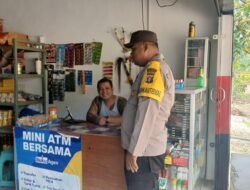 Polsek Permata Kecubung Temui Pemuda Desa Dalam Sambang Dialogis Pagi Hari