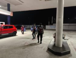 Sat Samapta Polres Sukamara Amankan Jalur Keluar Masuk Konsumen Energi SPBU Sukamara