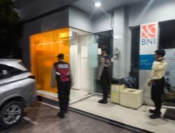 Sukseskan Operasi Cipta Kondisi Malam Hari, Sat Samapta Polres Sukamara Sasar Bank BNI