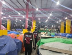 Sat Samapta Polres Sukamara Cegah Aksi Premanisme Lapak Malam di Area Pasar Saik Sukamara