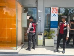 Sat Samapta Polres Sukamara Laksanakan Patroli Pagi ke Area Bank BNI Sukamara Guna Eliminasi Gangguan Kamtibmas