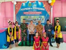 Hadir di Perpisahan Siswa SMPN 4 Kapuas Barat, Polsek Kapuas Barat Berikan Motivasi dan Pesan Kamtibmas