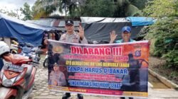 Cegah Karhutla, Polsek Kapuas Barat Gencarkan Imbauan Buka Lahan Tanpa Bakar di Mandomai