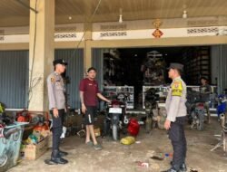 Polsek Balai Riam Gelar KRYD Pagi untuk Tekan Potensi Gangguan Kamtibmas