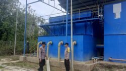 Personil Polsek kapuas Tengah laksanakan Patroli ke objek vital ke PDAM unit Pujon.