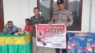 Cegah Pungutan Liar, Personel Polsek Karau Kuala Gencar Beri Imbauan Kepada Warga Masyarakat