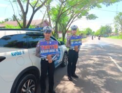 Wujudkan Kamseltibcarlantas Kondusif, Satlantas Polres Kapuas Antisipasi Balapan Liar.