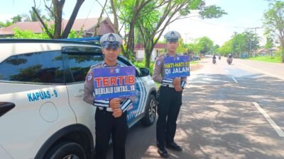 Wujudkan Kamseltibcarlantas Kondusif, Satlantas Polres Kapuas Antisipasi Balapan Liar.