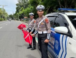Antisipasi Lakalantas, Satlantas Polres Kapuas Pantau Arus Lalu Lintas Lingkar Luar Kota