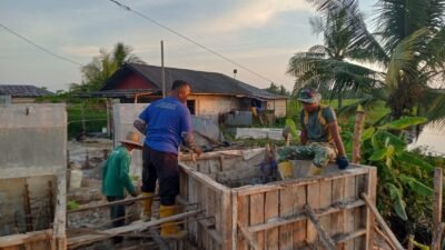 Pengecoran Fondasi Menara Pylon Jembatan Garuda Dilanjutkan Setelah Baut Pondasi Terpasang