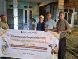 Holding Perkebunan Nusantara Tebar Manfaat Idul Adha, KPBN Unit Dumai Salurkan Hewan Kurban untuk Masyarakat