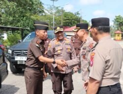 Kapolres Murung Raya Sambut Hangat Kunjungan Kajari dan Rombongan