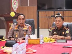 Kapolres Sambut Kunjungan Kajari Murung Raya, Perkuat Komunikasi, Kolaborasi dan Soliditas