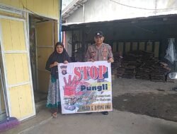 Berantas Pungli, Personel Polsek Gunung Bintang Awai Gencarkan Imbauan Dengan Masyarakat