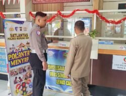 Polantas Menyapa, Perpanjangan Plat Pajak Kendaraan Dengan Responsif & Edukatif Di Samsat Murung Raya