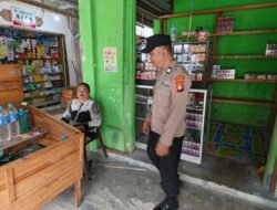 Patroli diologis  piket Polsek polsek rutin berikan imbauan kepada warga masyarakat