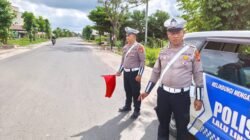Antisipasi Lakalantas, Satlantas Polres Kapuas Pantau Arus Lalu Lintas Lingkar Luar Kota
