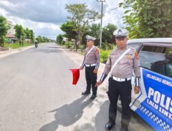 Antisipasi Lakalantas, Satlantas Polres Kapuas Pantau Arus Lalu Lintas Lingkar Luar Kota