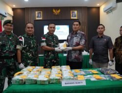 Gagalkan Peredaran Narkoba Skala Besar, Kodam XII/Tpr Amankan 21,4 Kg Sabu dan Serahkan WNA Malaysia ke BNNP Kalbar