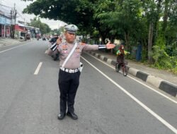 Hadir di Tengah Masyarakat, Satlantas Polres Kapuas Pengaturan Pagi