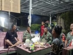 Piala Dunia Satukan Kebersamaan, Koramil Haruyan dan Warga Gelar Nobar