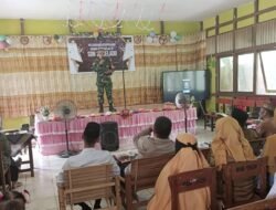 Dukung Dunia Pendidikan, Anggota Koramil 1208-02/Sejangkung Hadiri Pelepasan dan Perpisahan Siswa Sekolah Dasar