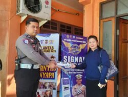 Satlantas Polres Murung Raya Pastikan Layanan Pembayaran Pajak Yang Transparan Lewat Polantas Menyapa