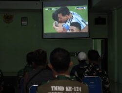 Nobar Piala Dunia 2026, Kodim 1009/Tanah Laut Perkuat Kemanunggalan TNI dan Rakyat