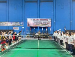 Turnamen Kejuaraan Bulutangkis Kapolres Barito Selatan Cup Meriahkan Hari Bhayangkara Ke-80 Tahun 2026