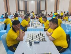 Personel Polres Murung Raya Ikuti Lomba Kejuaraan Catur Kapolda Cup 2026